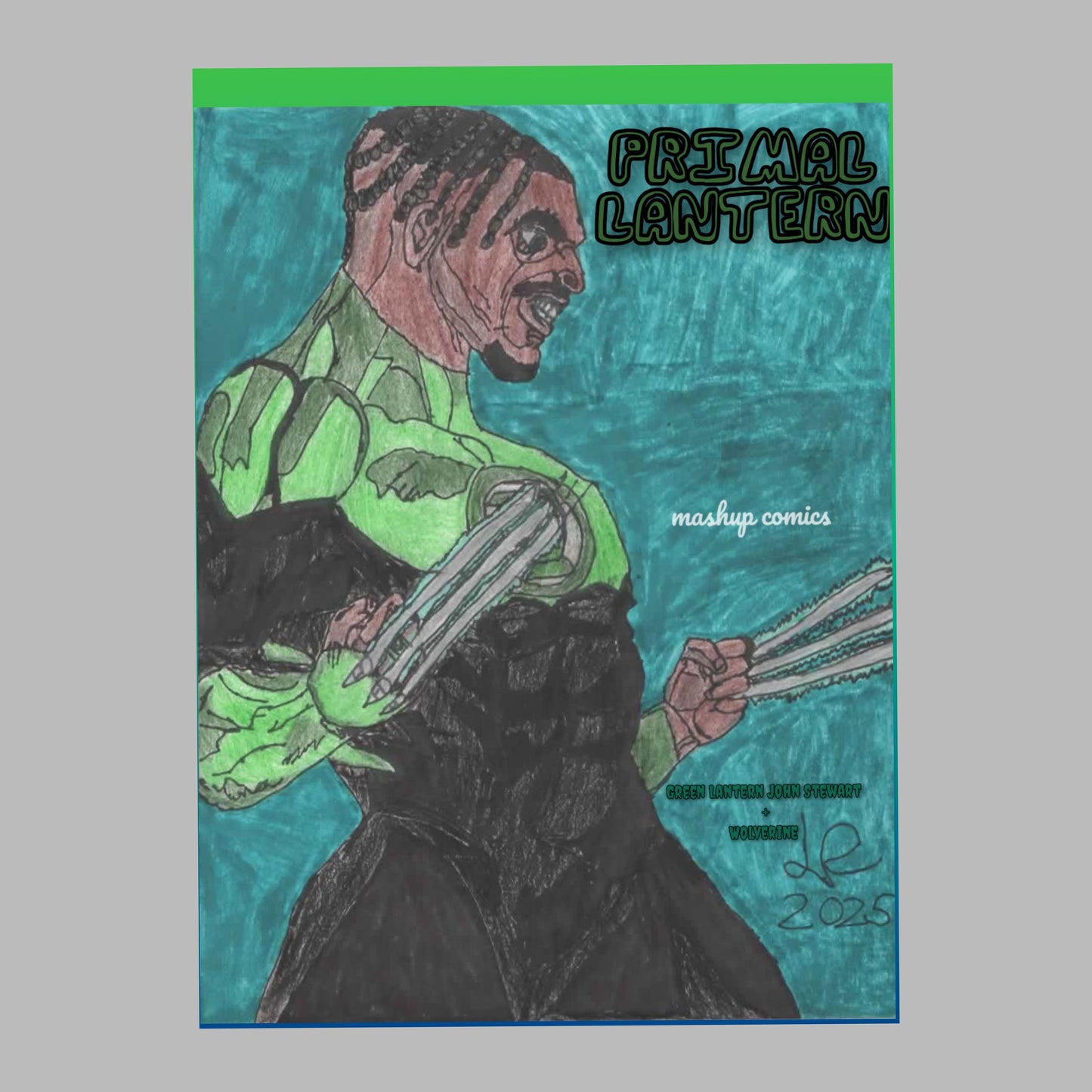 Primal Lantern 2.0 (Wolverine + Green Lantern John Stewart)