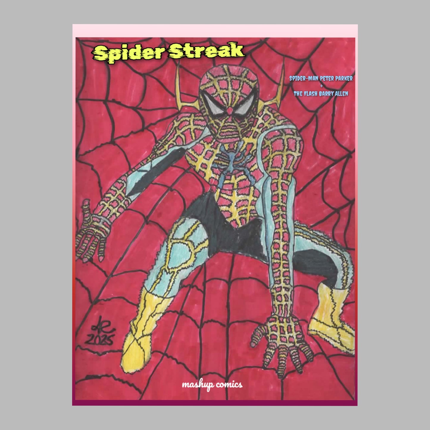 Spider Streak (Spider-Man Peter Parker + The Flash Barry Allen)
