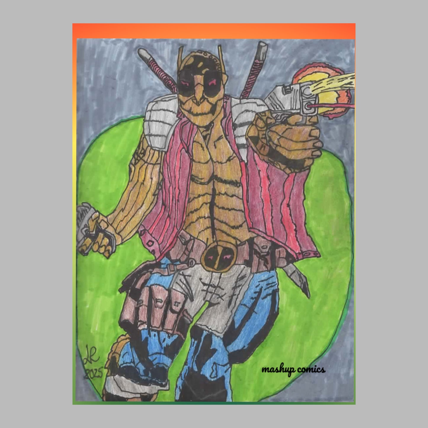 Mech-pool (Deadpool + Robotman Cliff Steele)