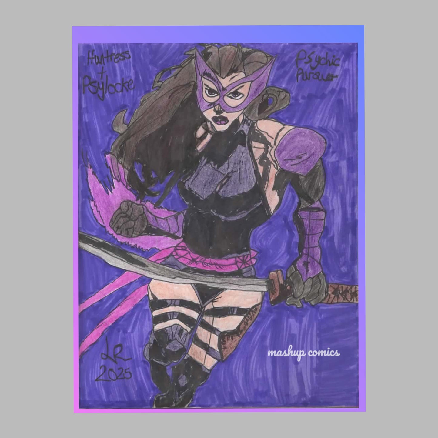 Psychic Pursuer (Psylocke + Huntress)