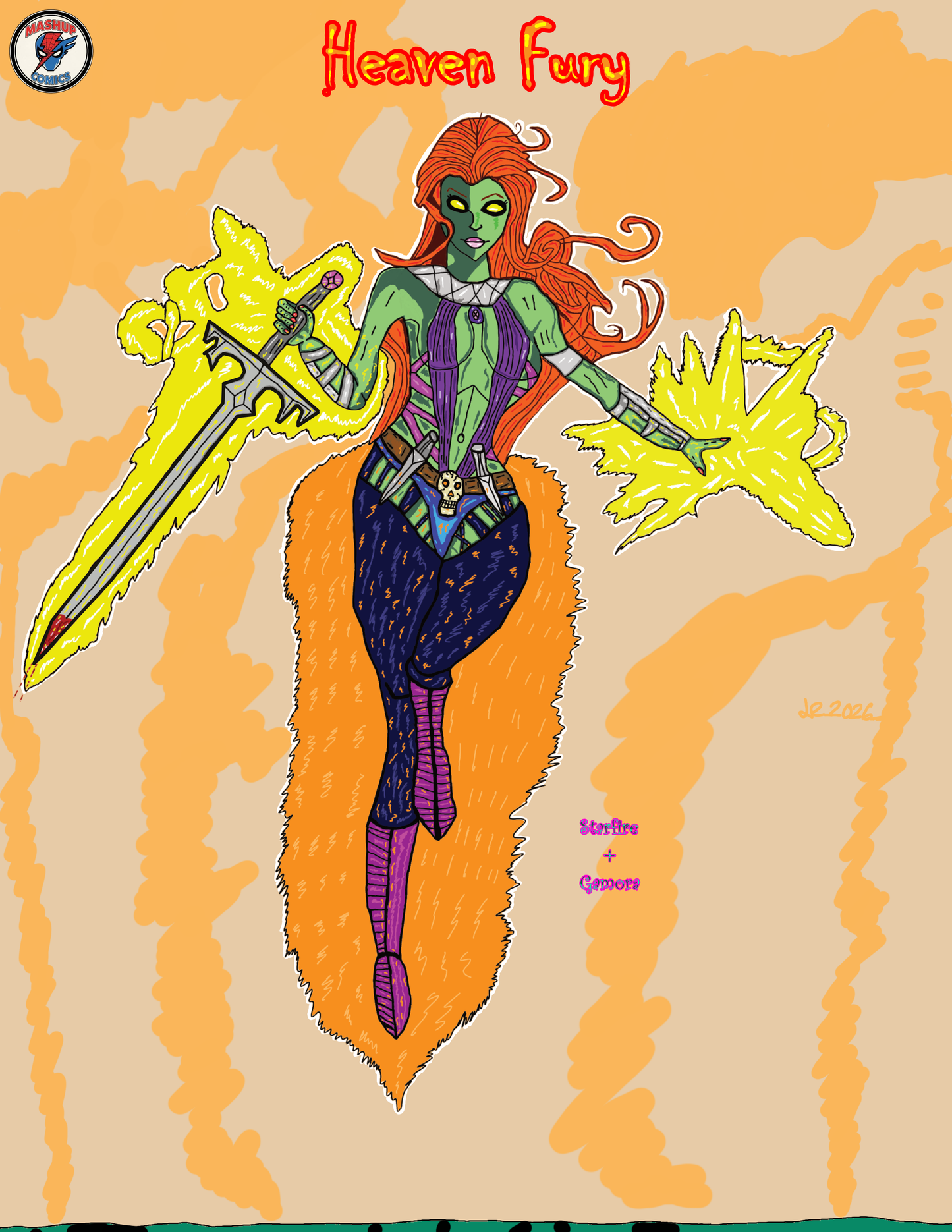 Heaven Fury 2.0 (Starfire + Gamora)