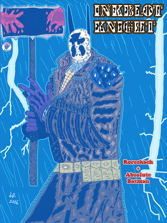 Inkblot Knight (Rorschach + Absolute Batman) Rain Version