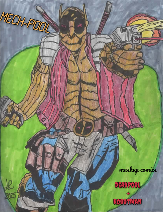 Mech-pool (Deadpool + Robotman Cliff Steele)