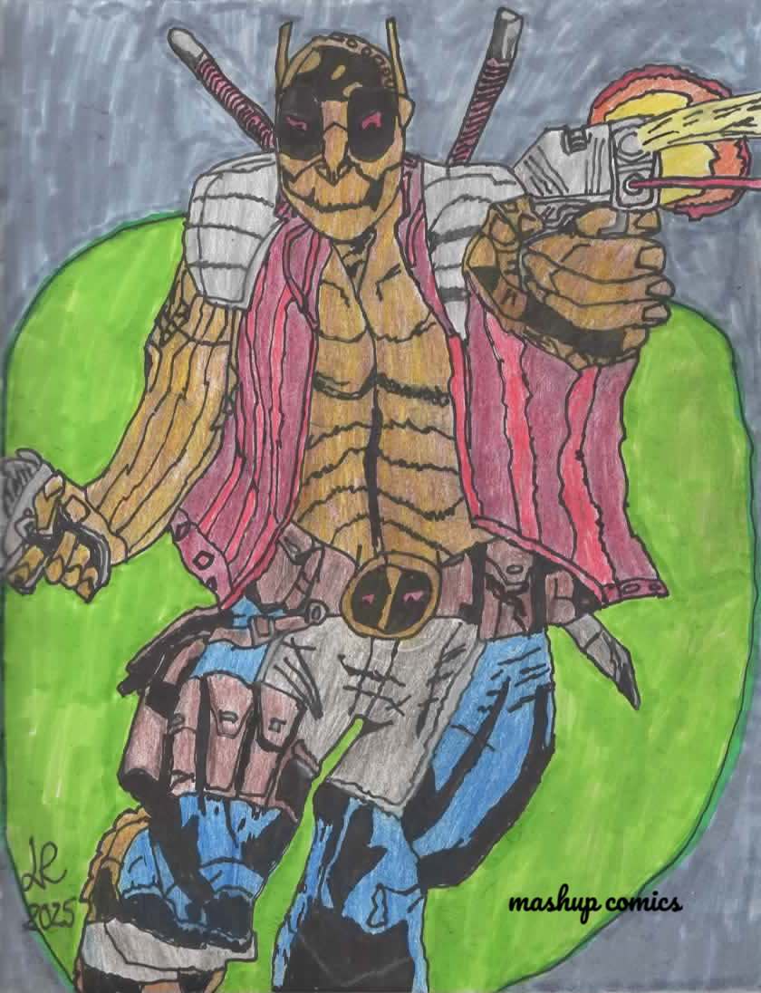 Mech-pool (Deadpool + Robotman Cliff Steele)