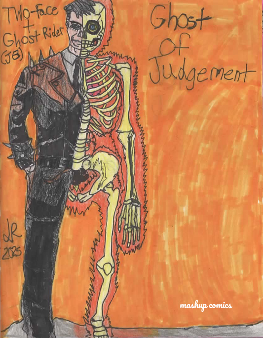 Ghost of Judgement (Ghost Rider + Two-Face)