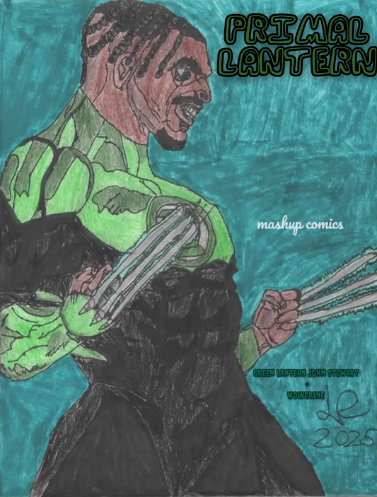 Primal Lantern 2.0 (Wolverine + Green Lantern John Stewart)