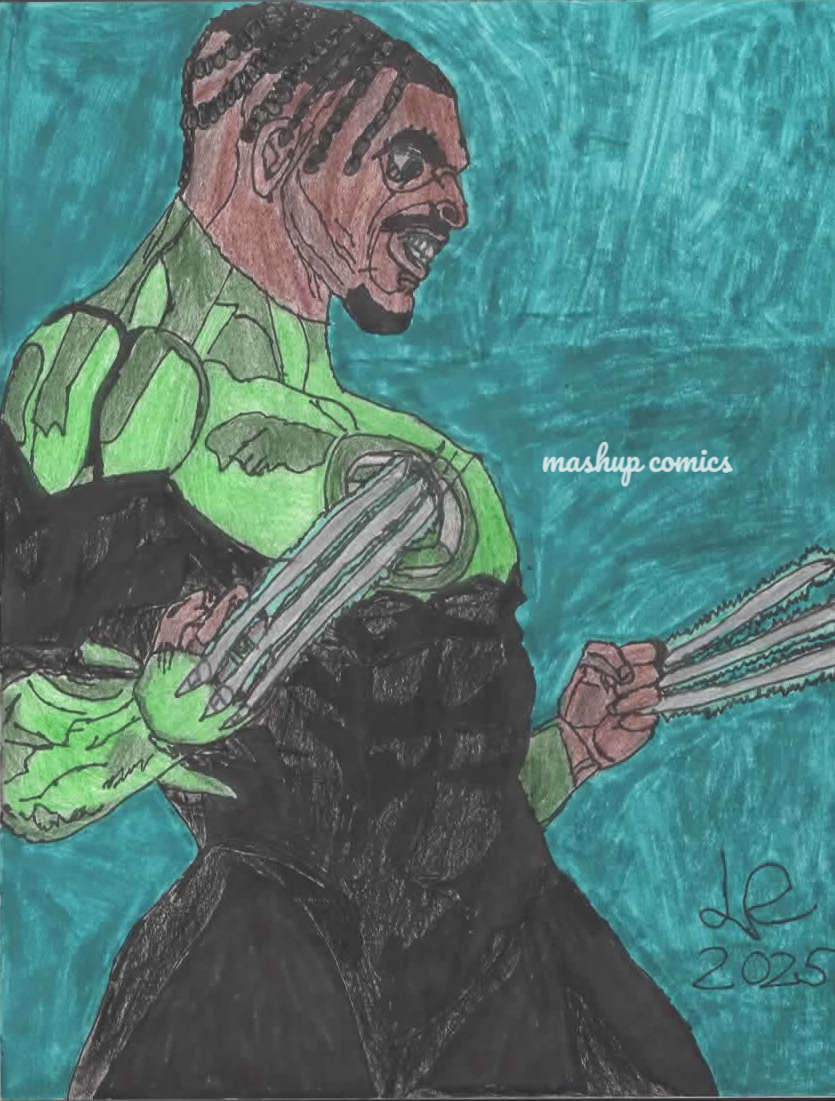 Primal Lantern 2.0 (Wolverine + Green Lantern John Stewart)