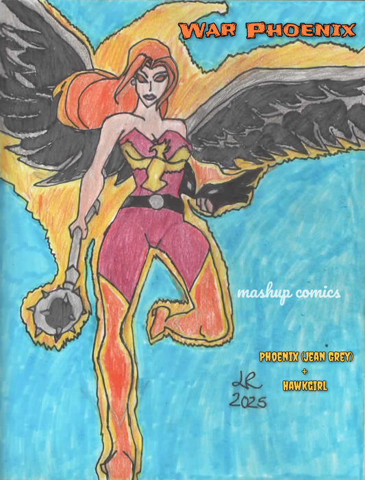 War Phoenix (Phoenix Jean Grey + Hawkgirl Shayera Hol)