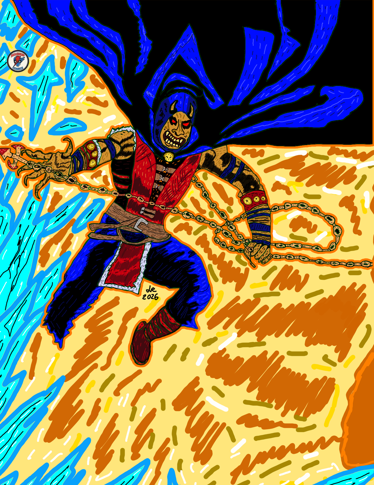 Etrigan The Demon + Scorpion (Mortal Kombat) No Mask Version