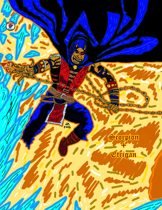 Etrigan The Demon + Scorpion (Mortal Kombat) No Mask Version