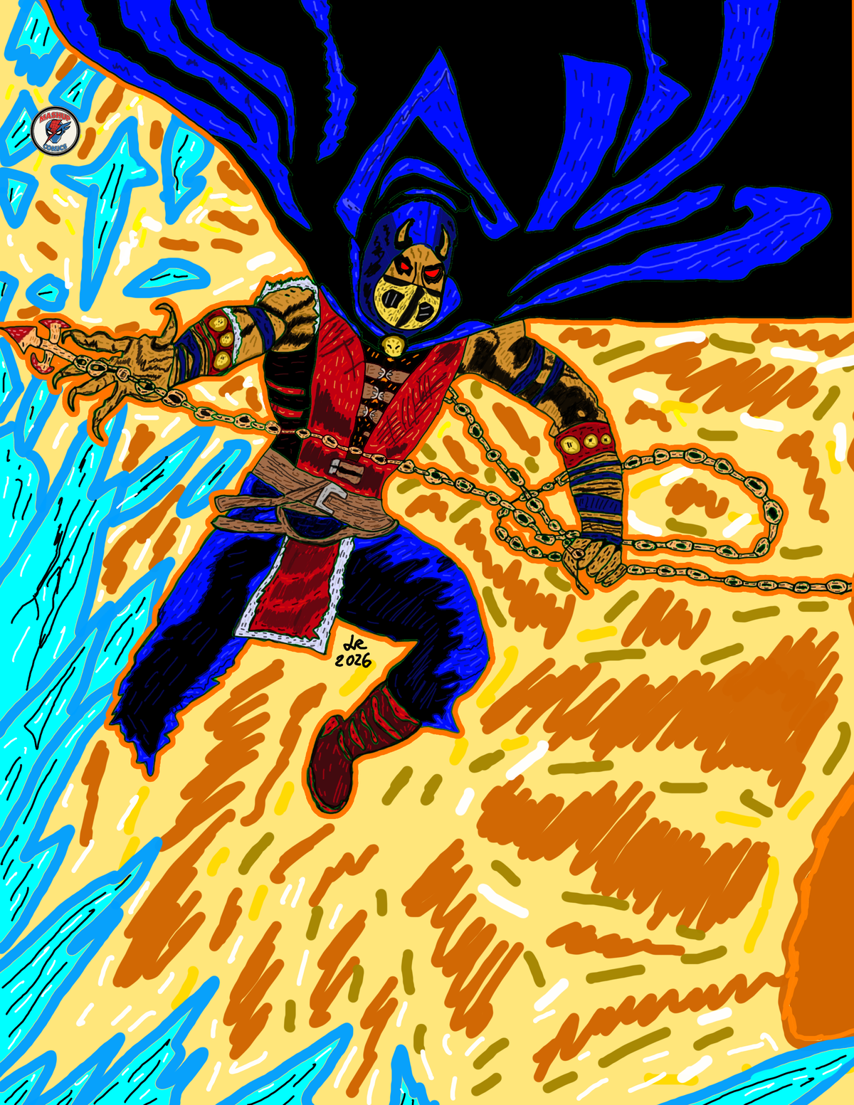 Etrigan The Demon + Scorpion (Mortal Kombat) Masked Version
