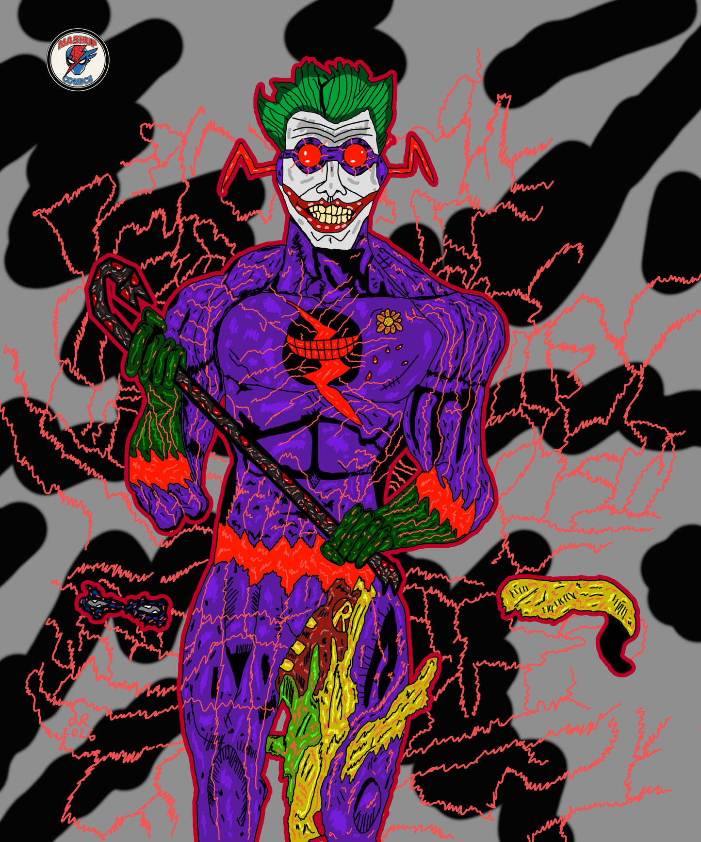 Speed Clown 2.0 (Reverse Flash + Joker)