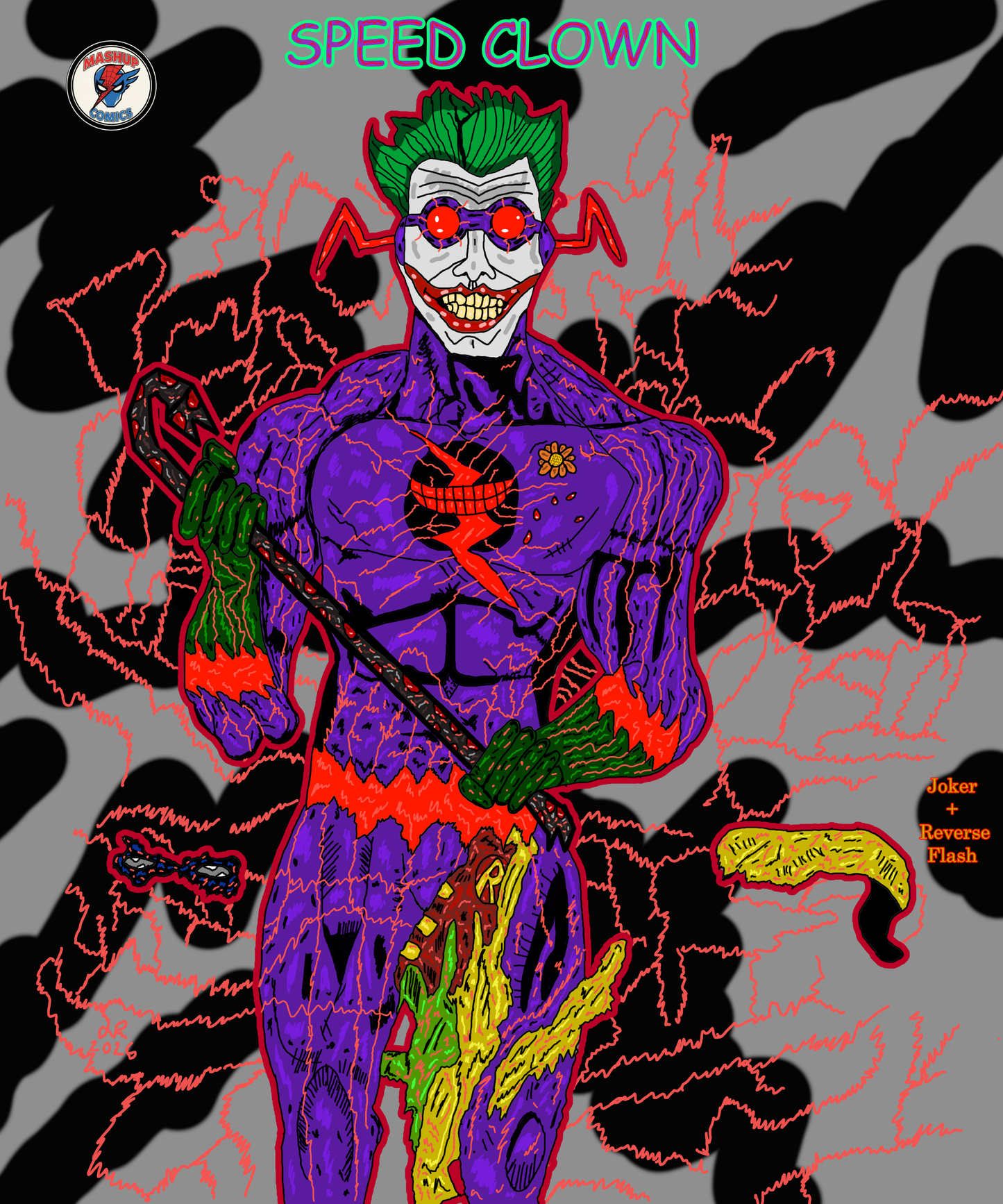 Speed Clown 2.0 (Reverse Flash + Joker)