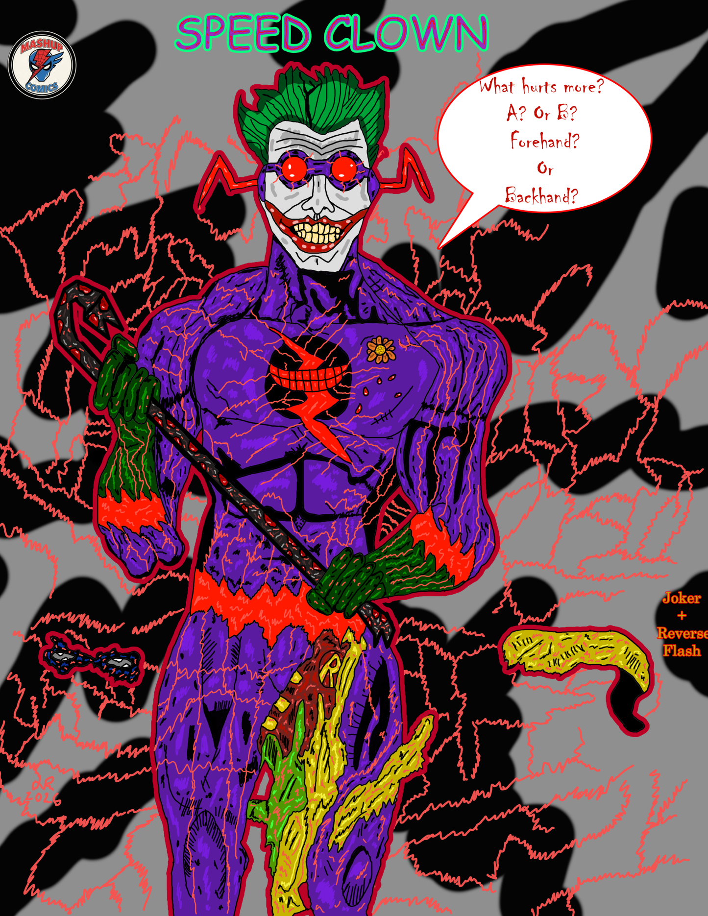 Speed Clown 2.0 Quote Version (Reverse Flash + Joker)