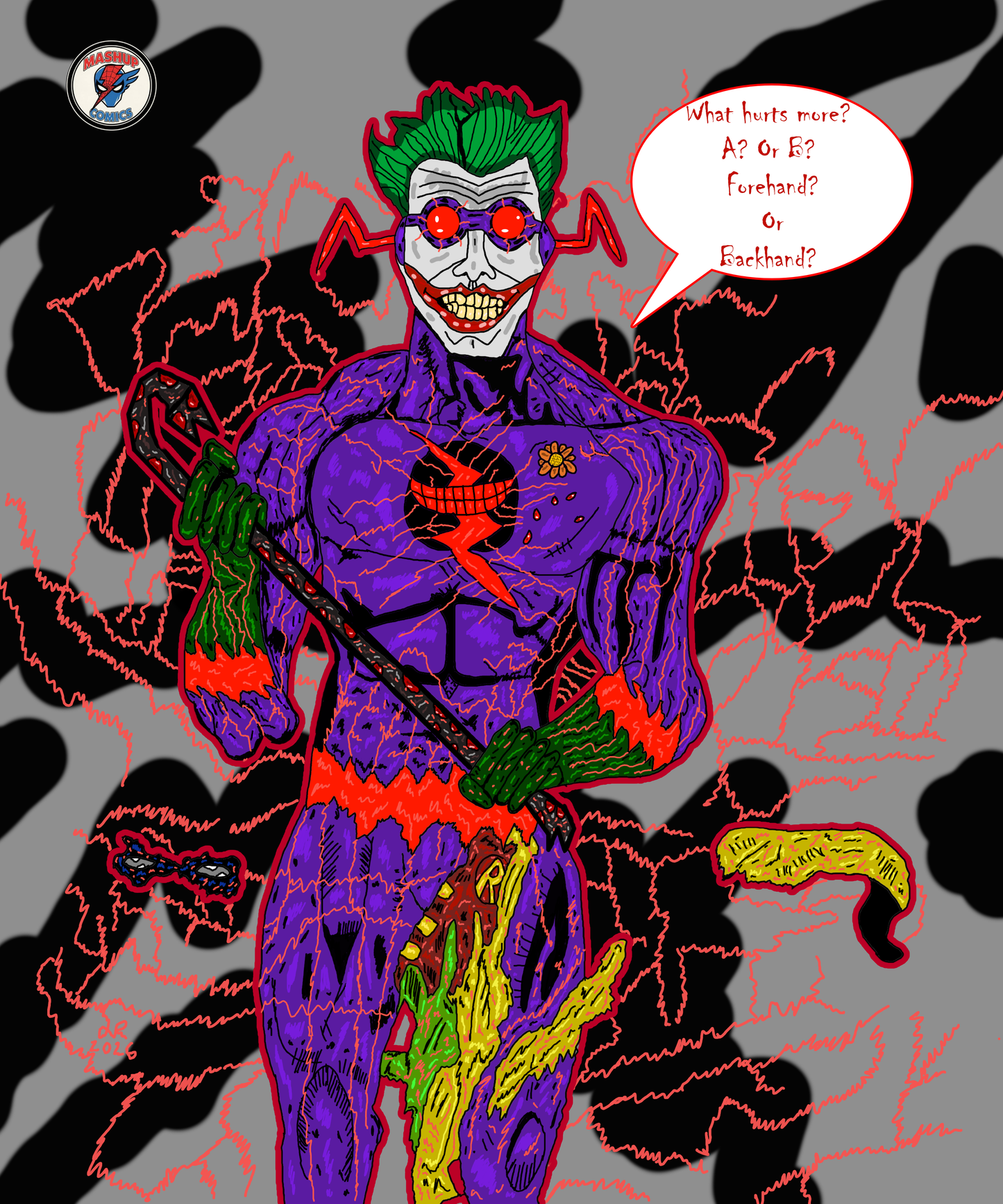 Speed Clown 2.0 Quote Version (Reverse Flash + Joker)