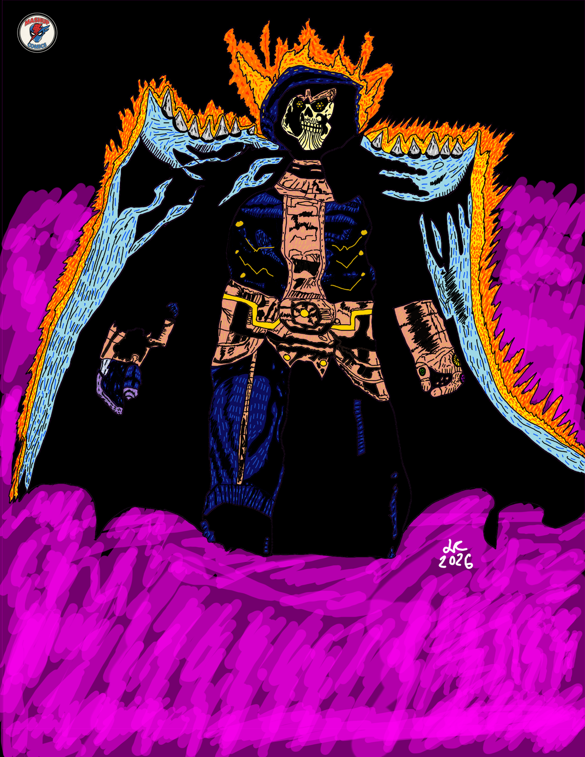 Ghost Rider + Thanos