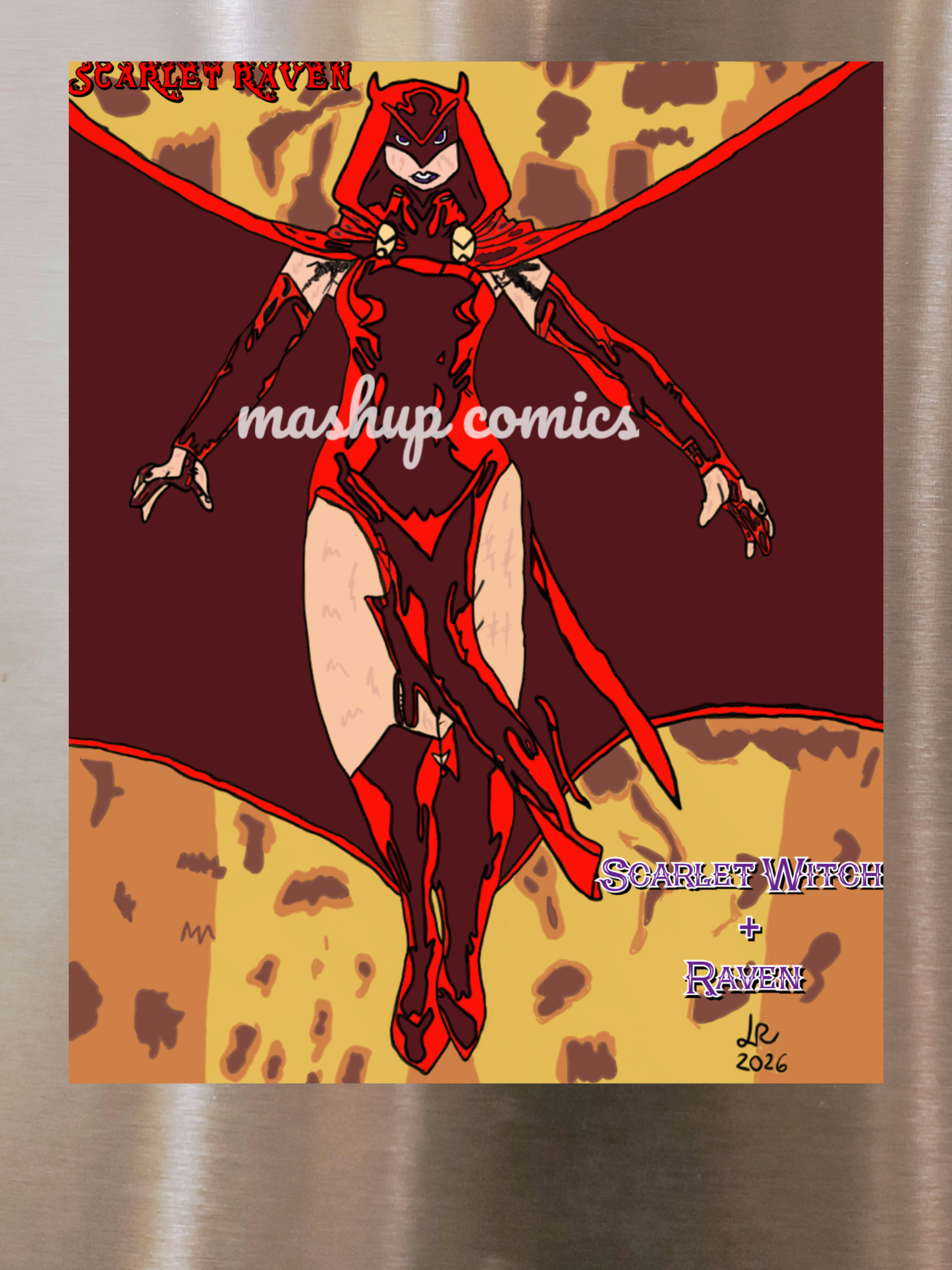 Scarlet Raven 2.0 (Scarlet Witch + Raven)