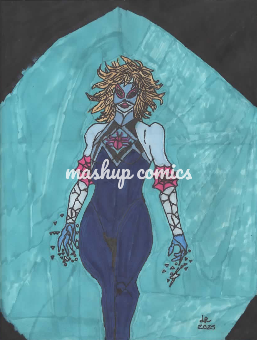 Ice Weaver (Killer Frost Caitlin Snow + Spider-Gwen)