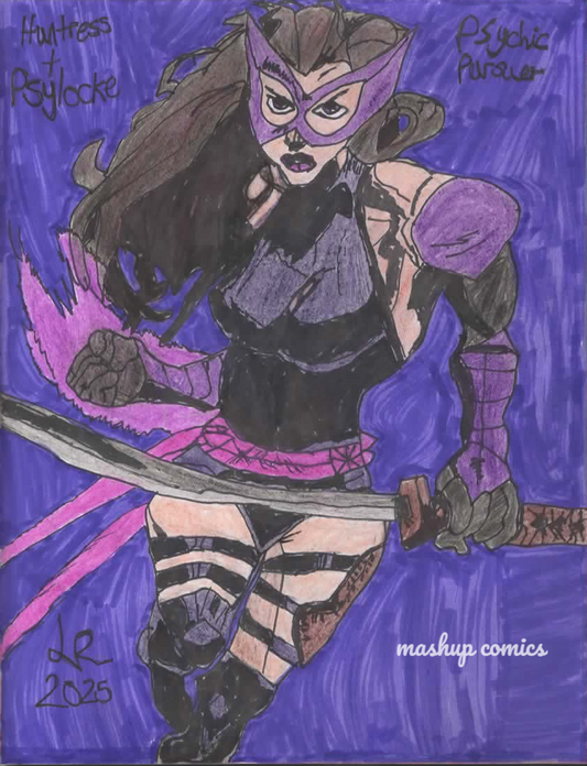 Psychic Pursuer (Psylocke + Huntress)