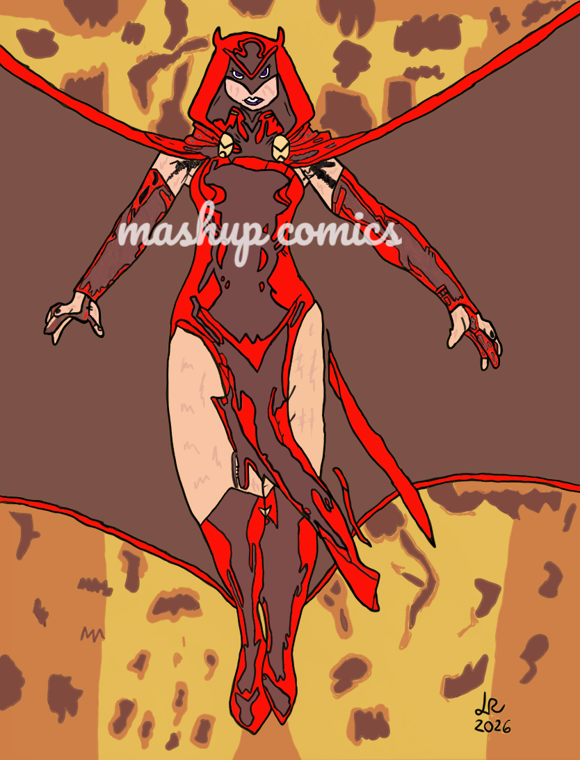 Scarlet Raven 2.0 (Scarlet Witch + Raven)