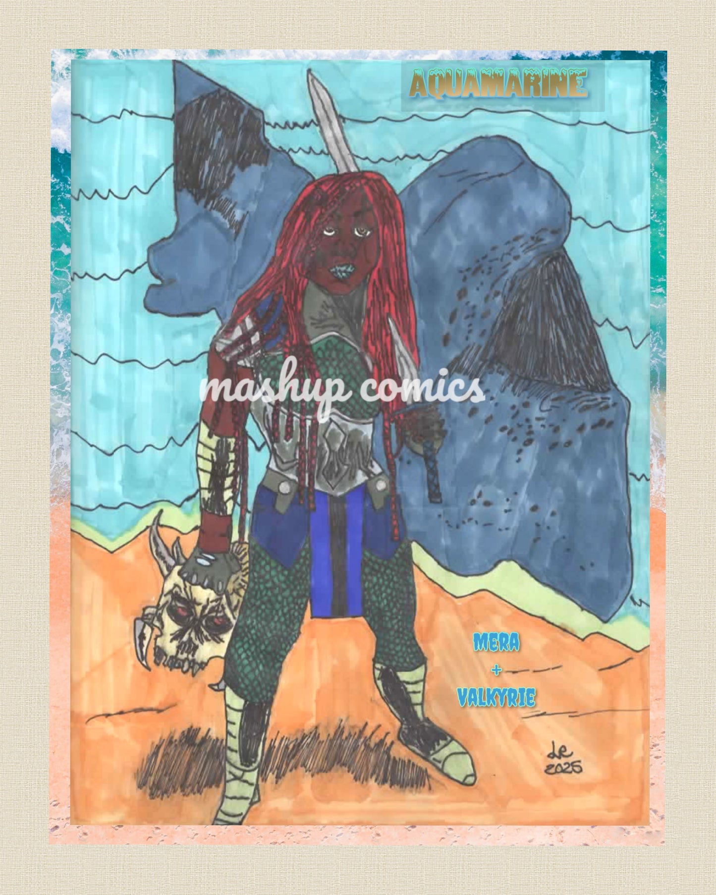 Aquamarine (Mera + Valkyrie)