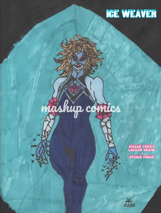 Ice Weaver (Killer Frost Caitlin Snow + Spider-Gwen)