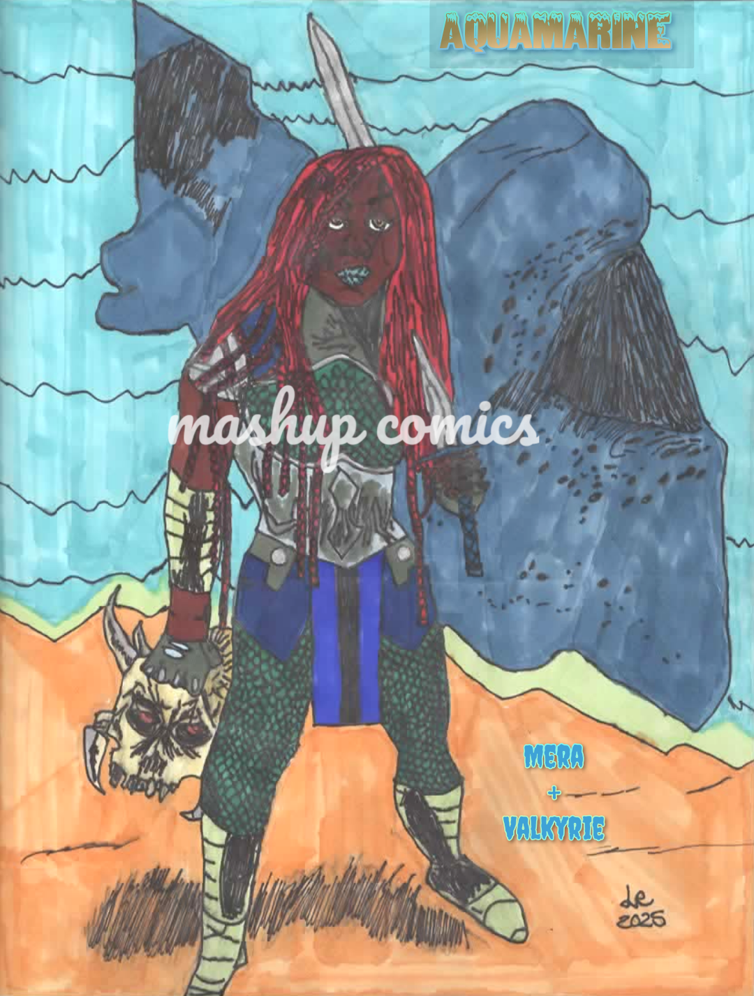 Aquamarine (Mera + Valkyrie)
