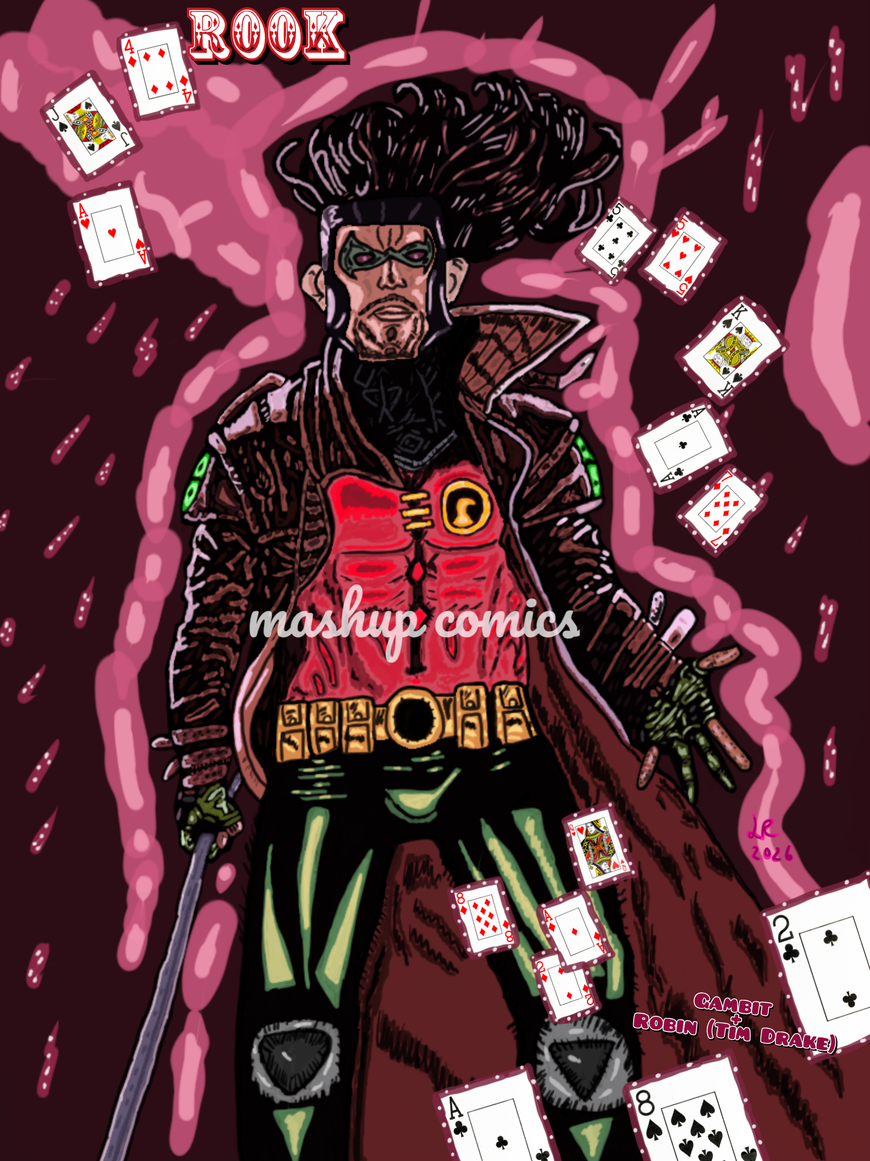 Rook (Tim Drake Robin + Gambit) – Mashup Comics