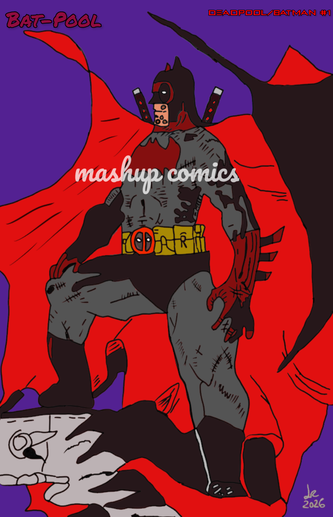 Bat-Pool (Deadpool + Batman)