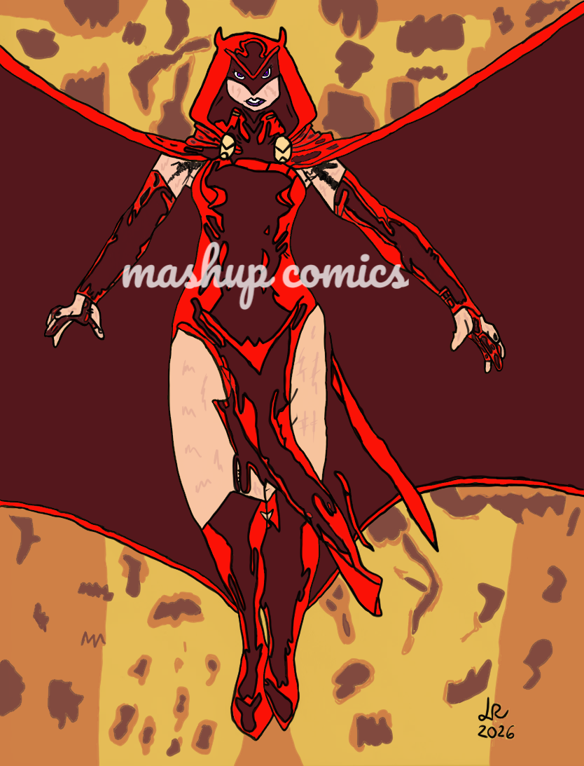 Scarlet Raven 2.0 (Scarlet Witch + Raven)