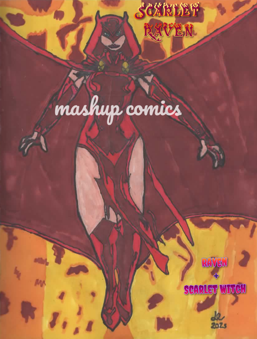 Scarlet Raven (Scarlet Witch + Raven)