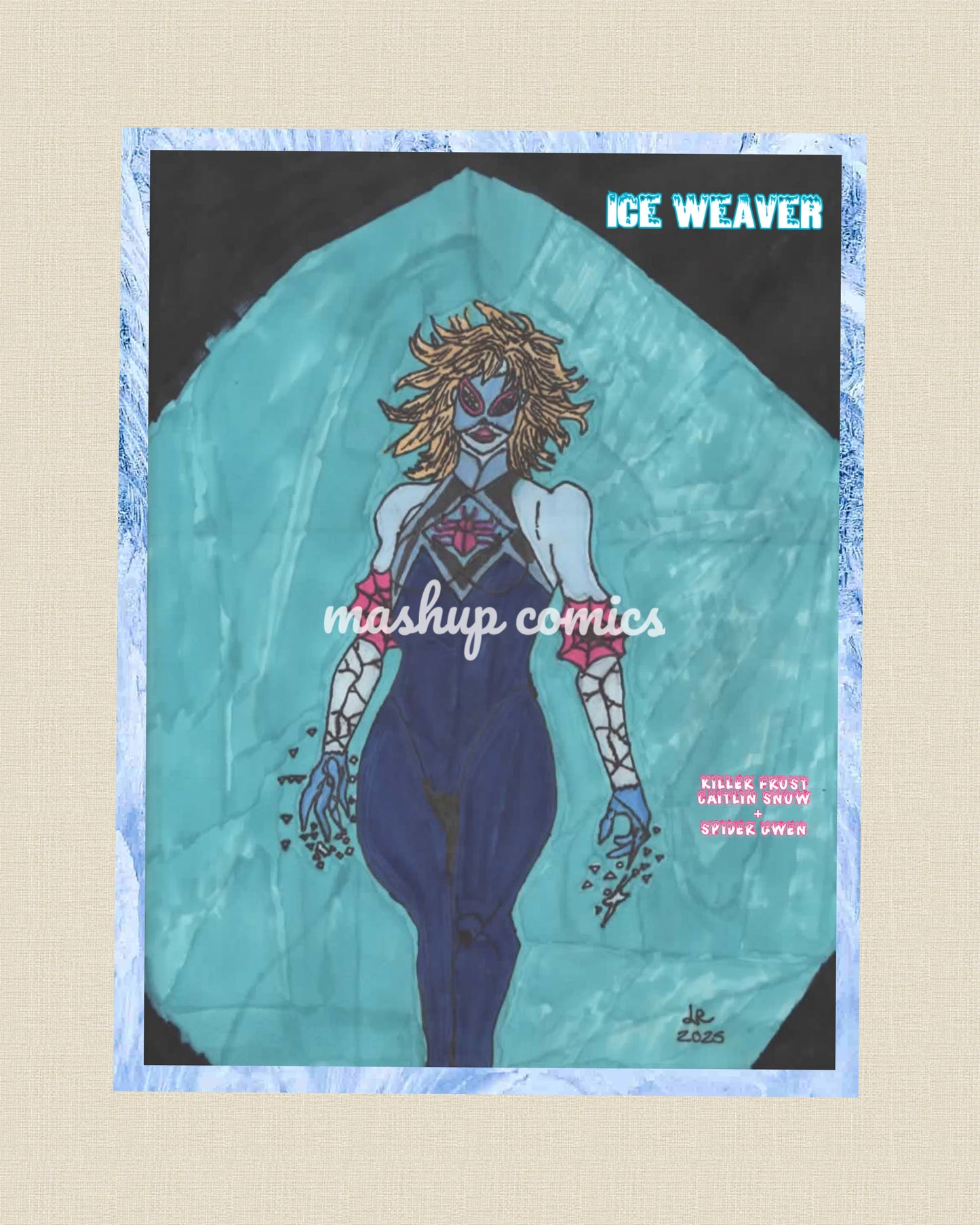 Ice Weaver (Killer Frost Caitlin Snow + Spider-Gwen)