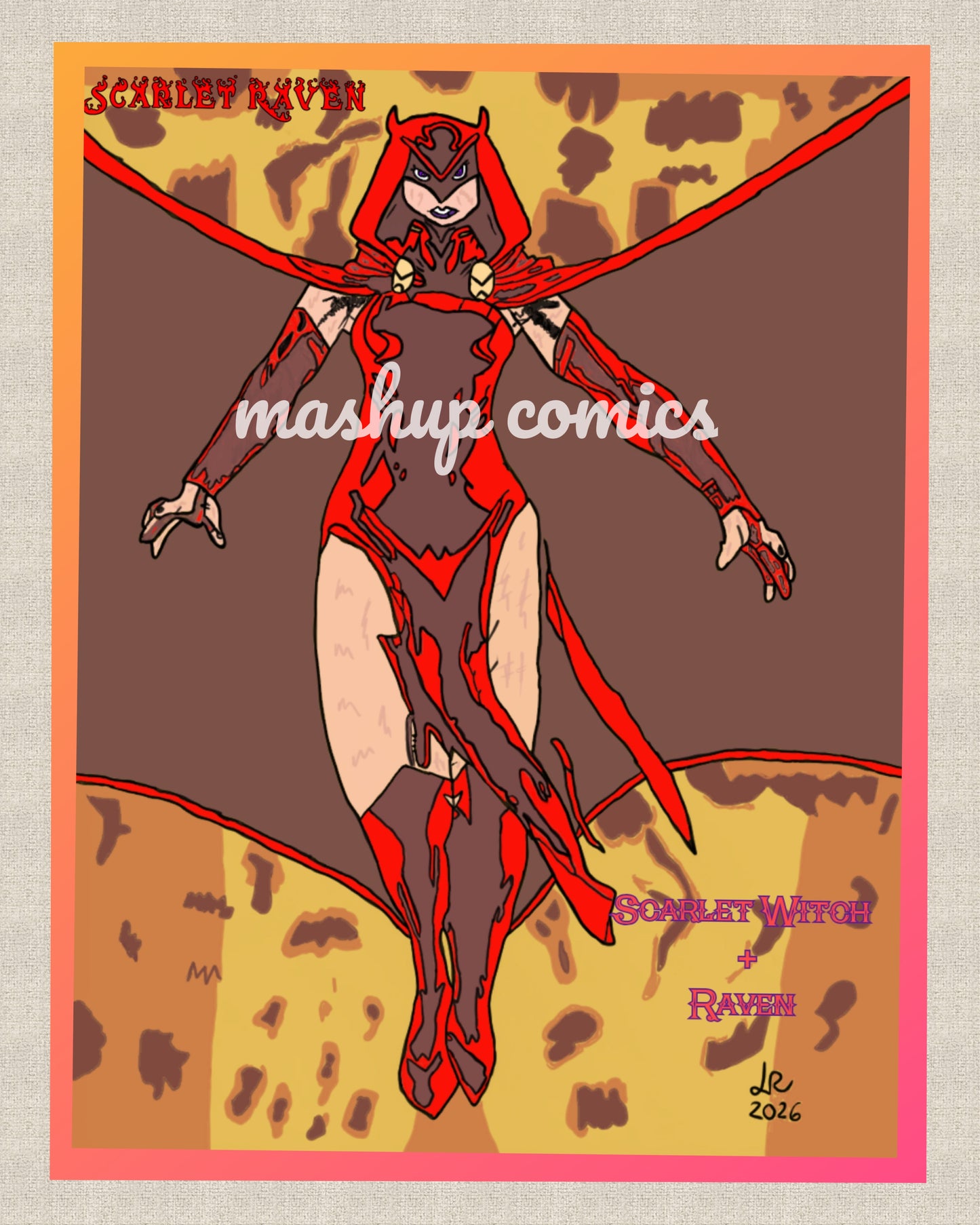 Scarlet Raven 2.0 (Scarlet Witch + Raven)